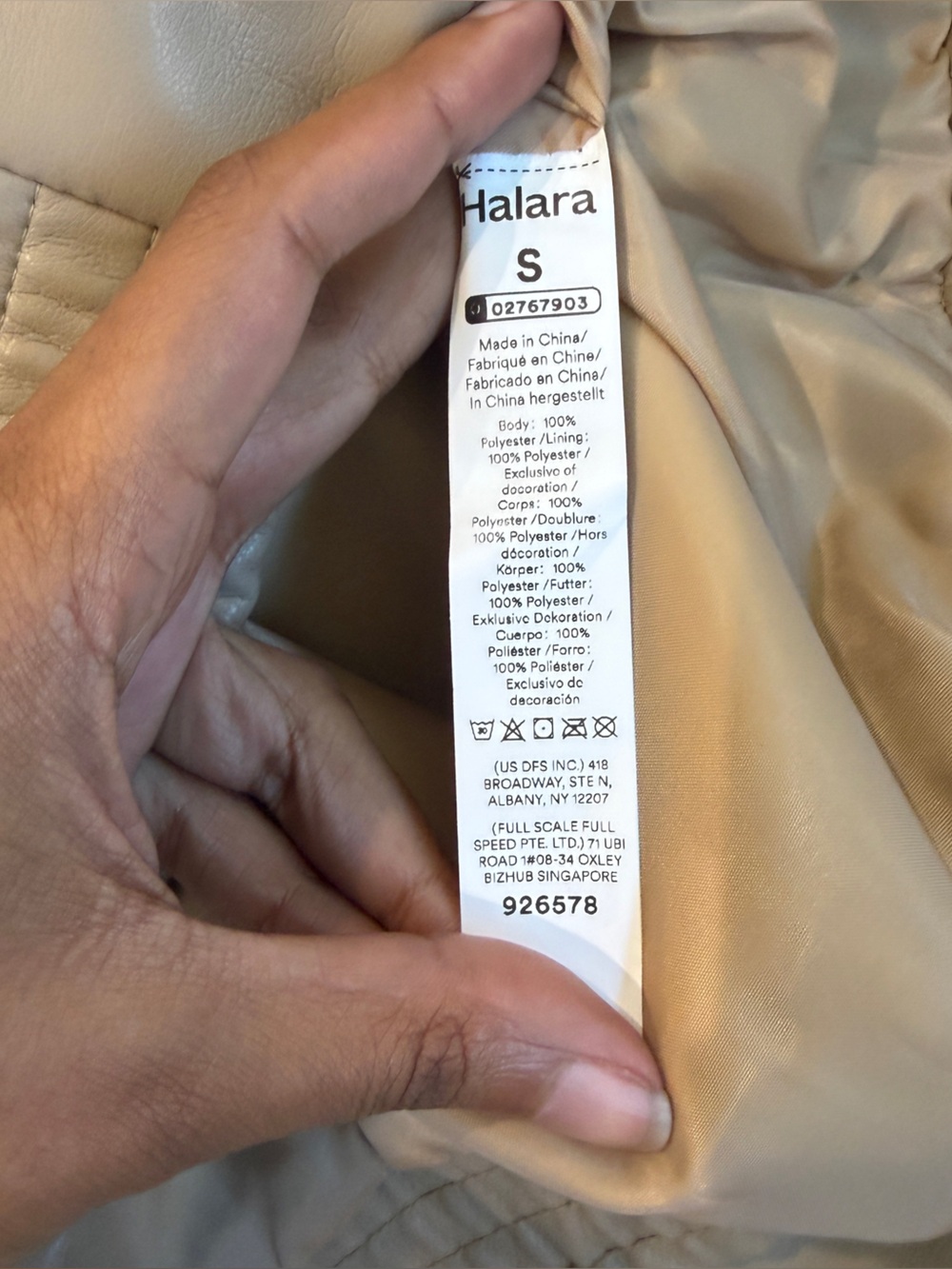 Halara Relaxed Casual Faux Leather Jacket - Picture 7 of 8